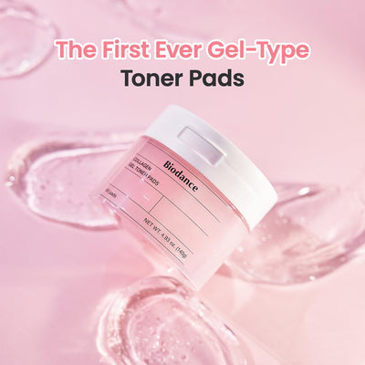 Biodance Collagen Gel Toner Pads, Pore Minimizer for Face, Improving Elasticity, Gentle Exfoliating Korean Toner Pads for Sensitive Skin, 4.93 fl.oz.(140g)*60Pads