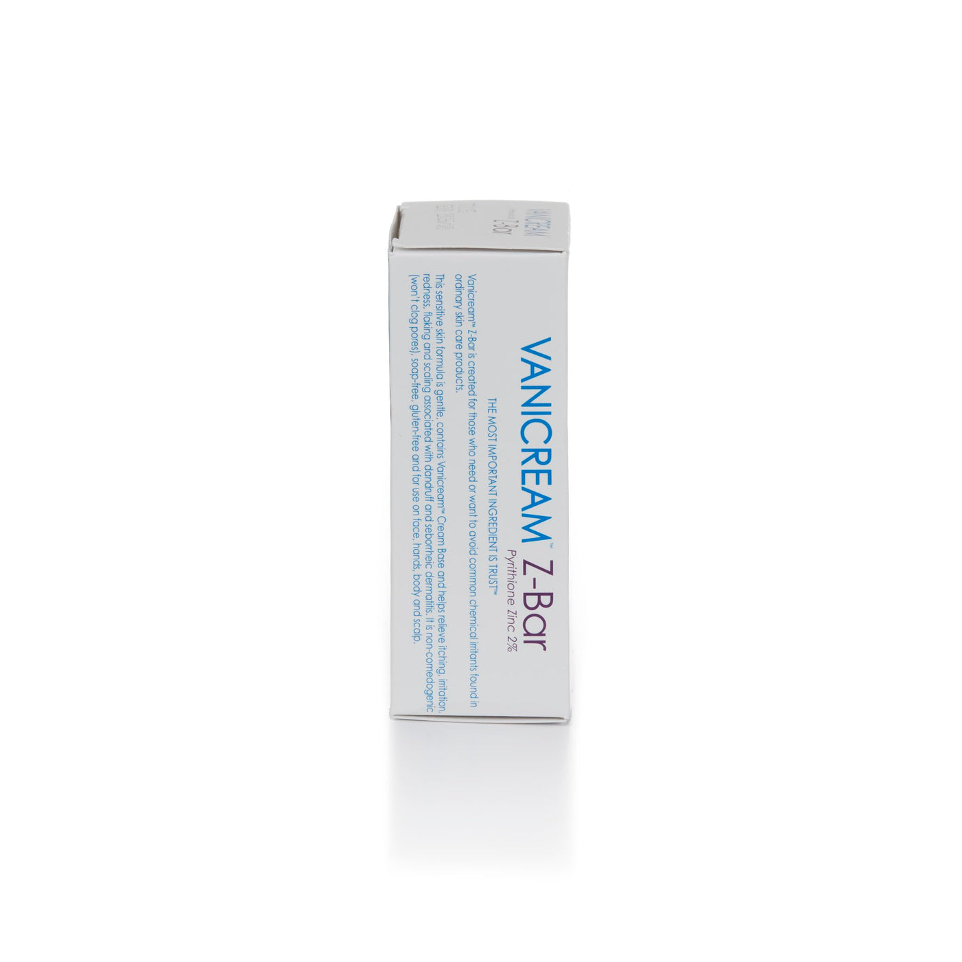 Vanicream Z-Bar, Seborrheic Dermatitis & Anti-dandruff Medicated Cleansing Bar, 2% Pyrithione Zinc Z-Bar Helps Relieve Itching, Redness and Flaking, 3.5 OZ