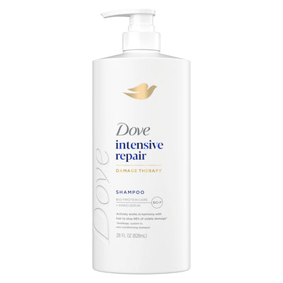 Dove Shampoo Intensive Repair for Damaged Hair with Bio-Protein Care Technology and Amino Serum 28 Fl Oz