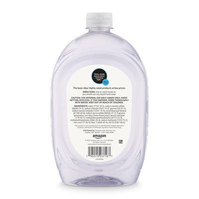 Amazon Basics Gentle & Mild Clear Liquid Hand Soap Refill, Triclosan-free, 50 Fluid Ounces, 1-Pack (Previously Solimo)