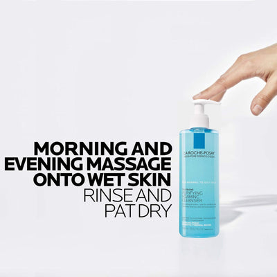 La Roche-Posay Toleriane Purifying Foaming Facial Cleanser, Oil Free Face Wash for Oily Skin with Niacinamide, Pore Cleanser Won’t Dry Out Skin, Unscented
