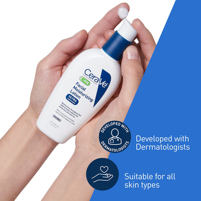 CeraVe PM Facial Moisturizing Lotion, Night Cream with Hyaluronic Acid and Niacinamide, Ultra-Lightweight, Oil-Free Moisturizer for Face, 3 Ounce
